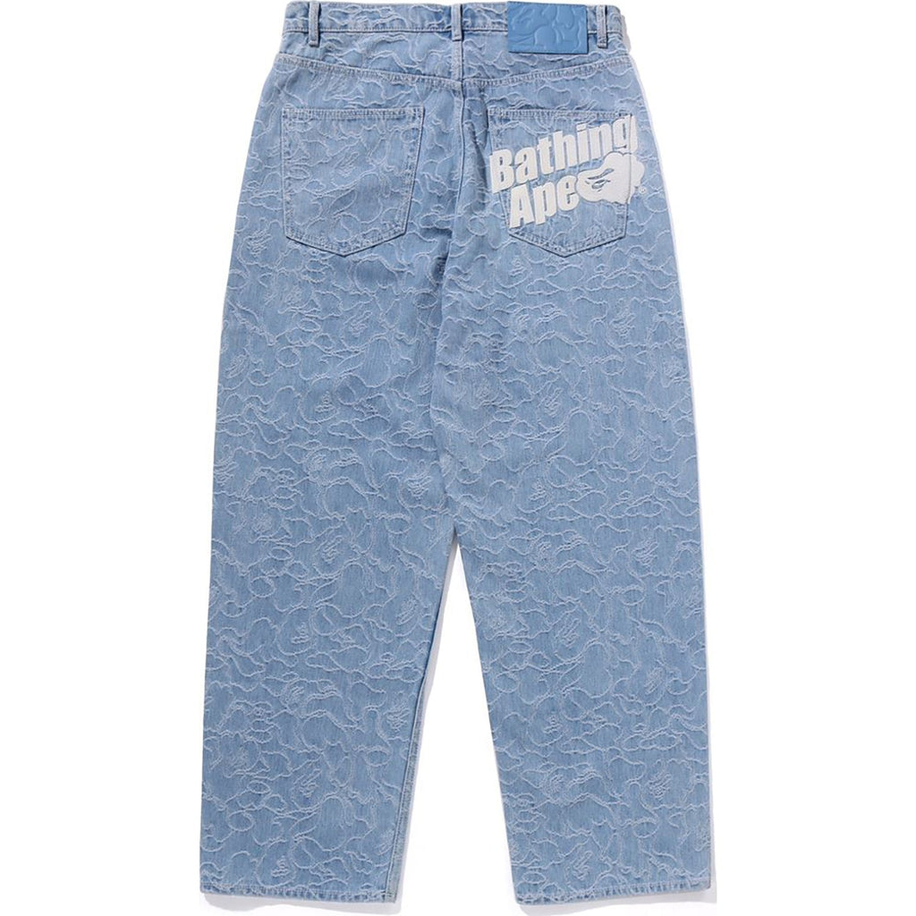 LINE CAMO DENIM PANTS MENS