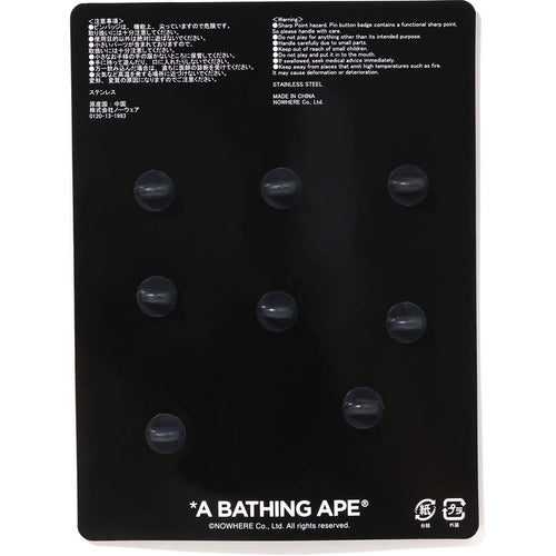 A BATHING APE PINS SET