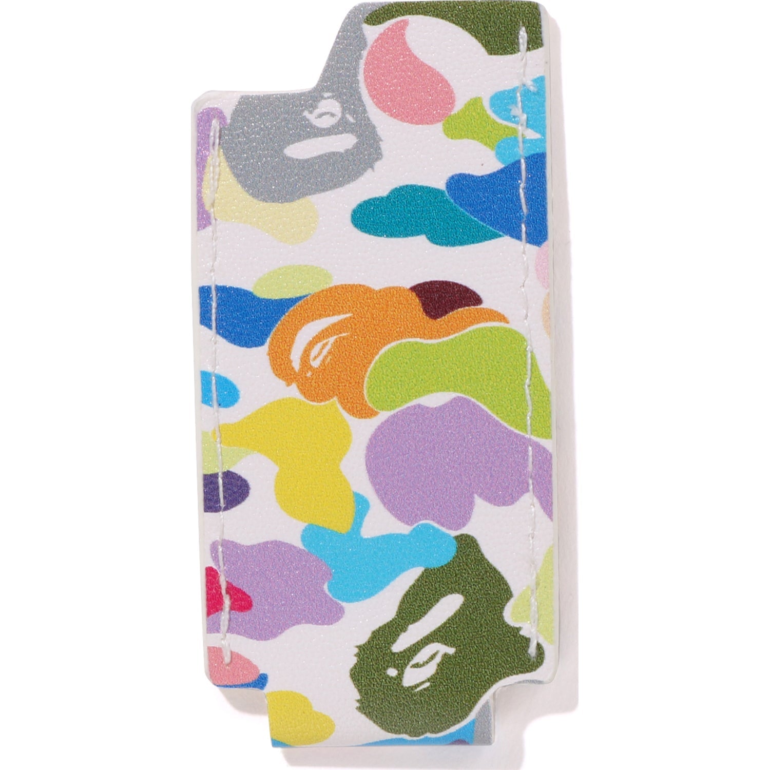 MULTI CAMO LEATHER LIGHTER CASE