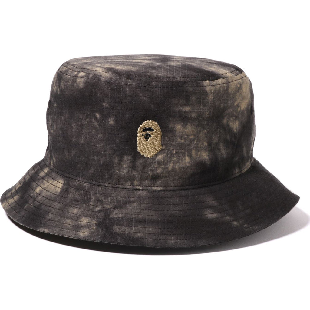 TIE DYE ONE POINT BUCKET HAT MENS