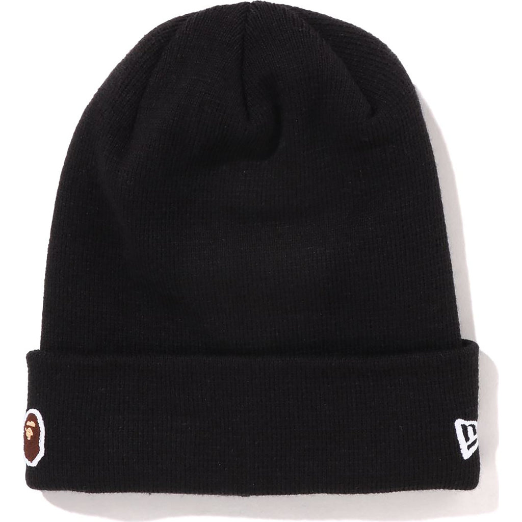 APE HEAD ONE POINT NEW ERA KNIT CAP MENS