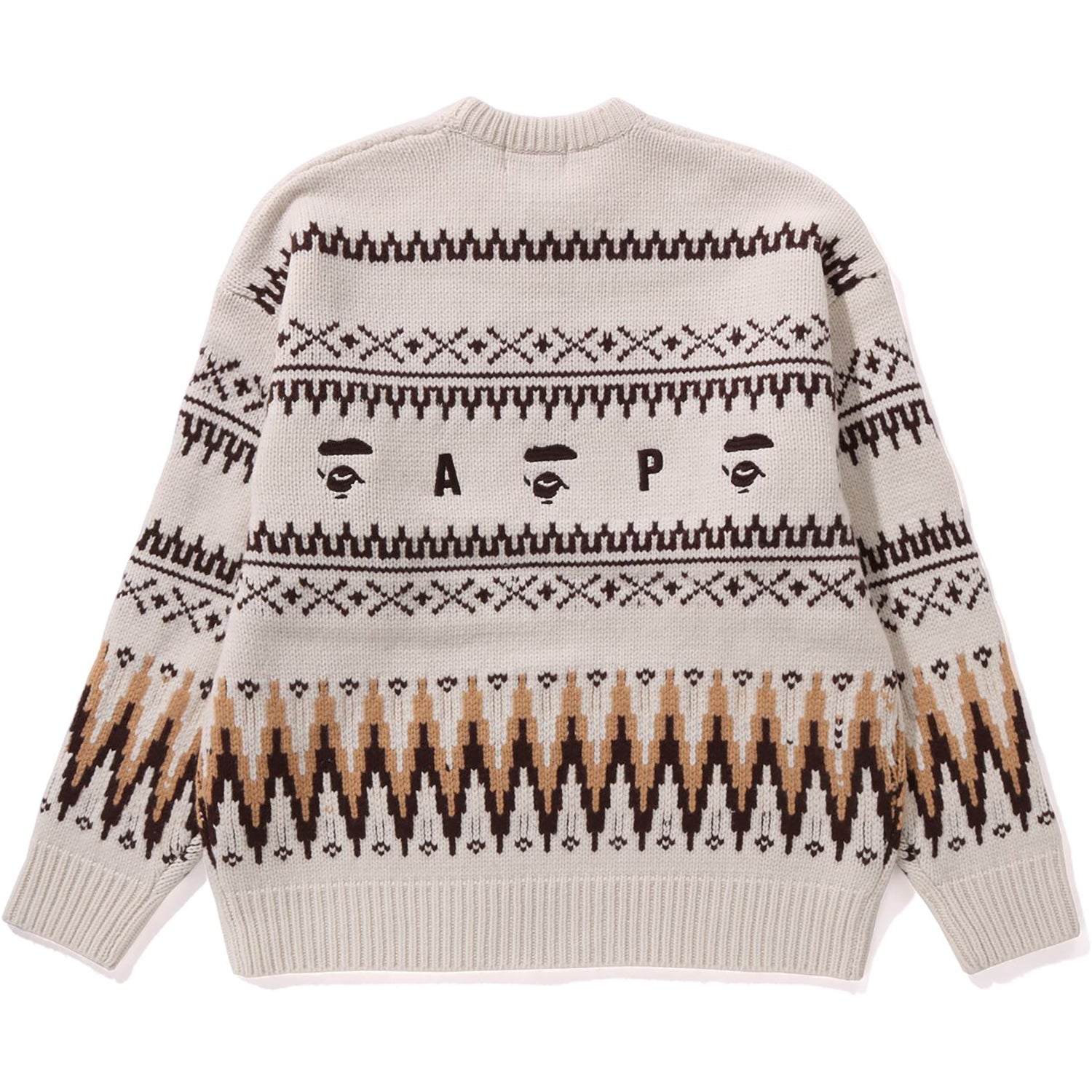 BAPE SNOWFLAKE KNIT SWEATER MENS