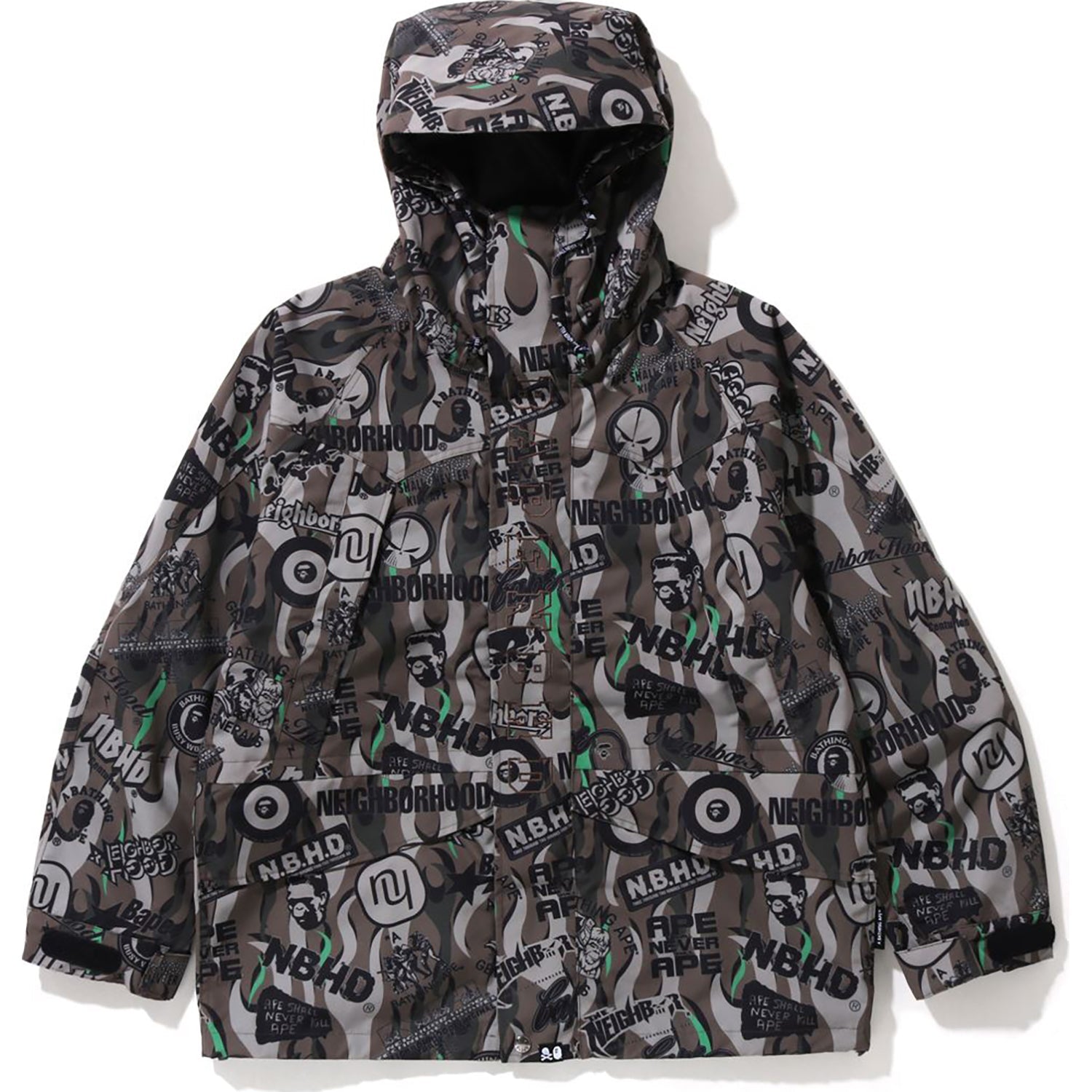 BAPE X NEIGHBOURHOOD SNOWBOARD JACKET MENS