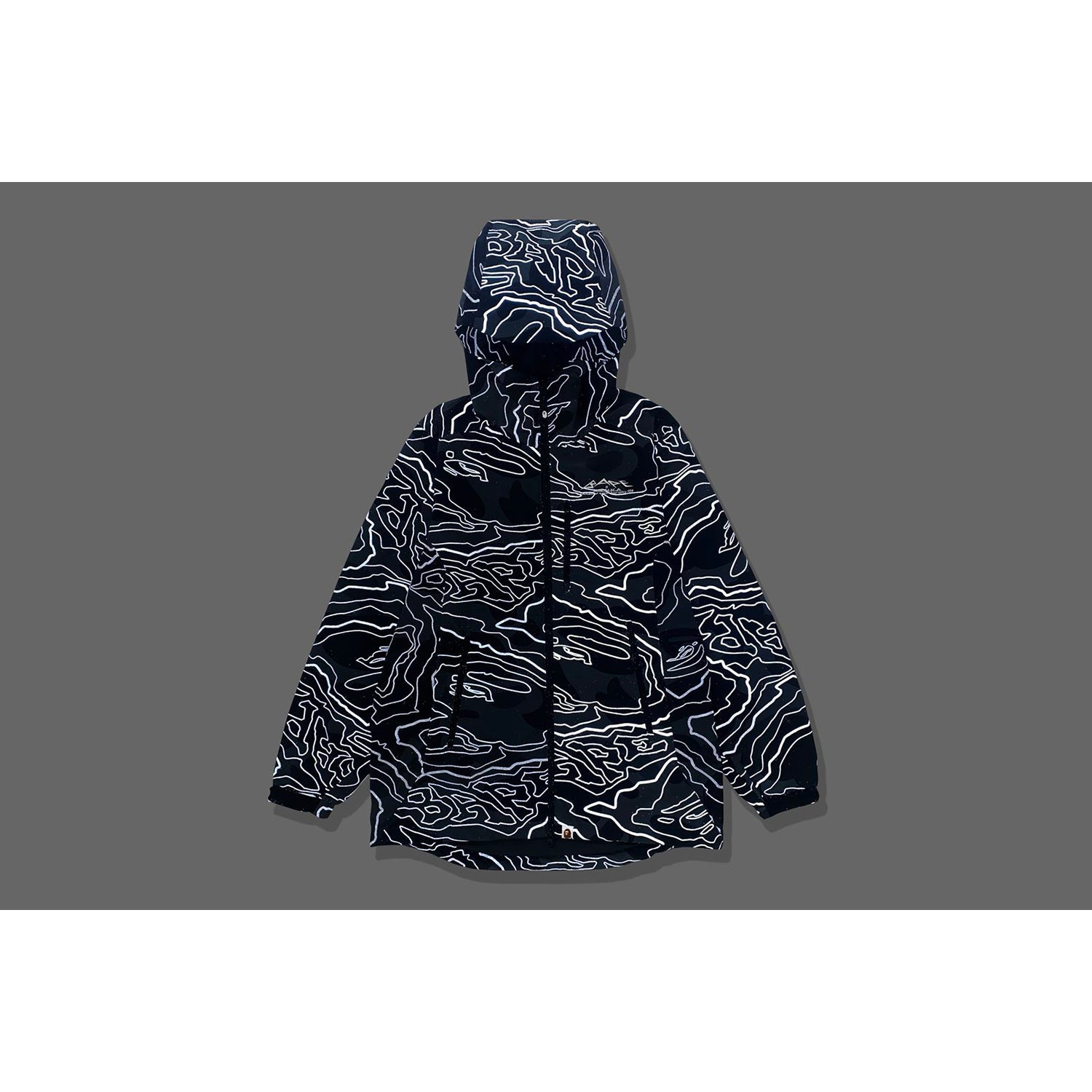 LAYERED LINE CAMO SHELL JACKET MENS