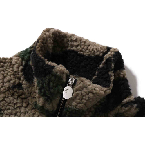 1ST CAMO METAL APE HEAD ONE POINT FLEECE JACKET MENS