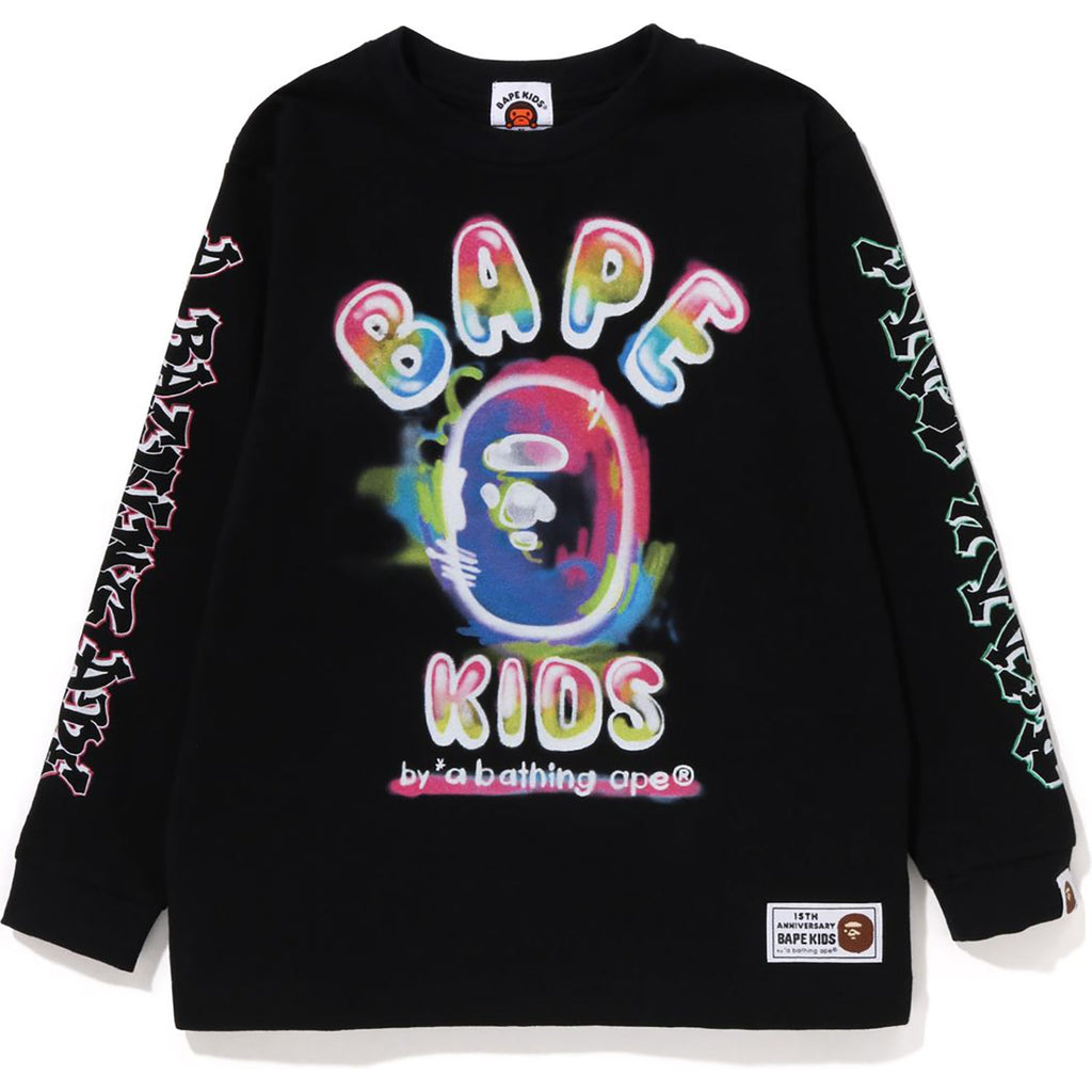 BK15TH ANNIVERSARY X READYMADE SPRAY L/S TEE KIDS