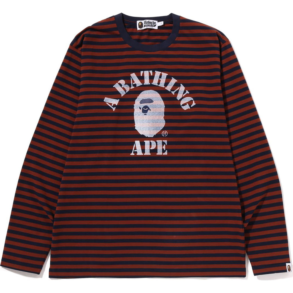 DISCHARGE COLLEGE HOOP L/S TEE MENS