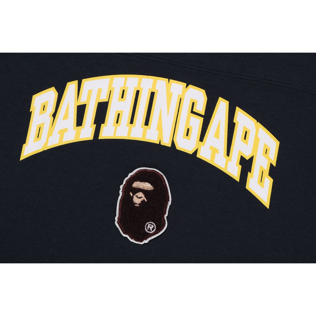 BATHING APE APE HEAD PATCH LOOSE FIT L/S TEE KIDS