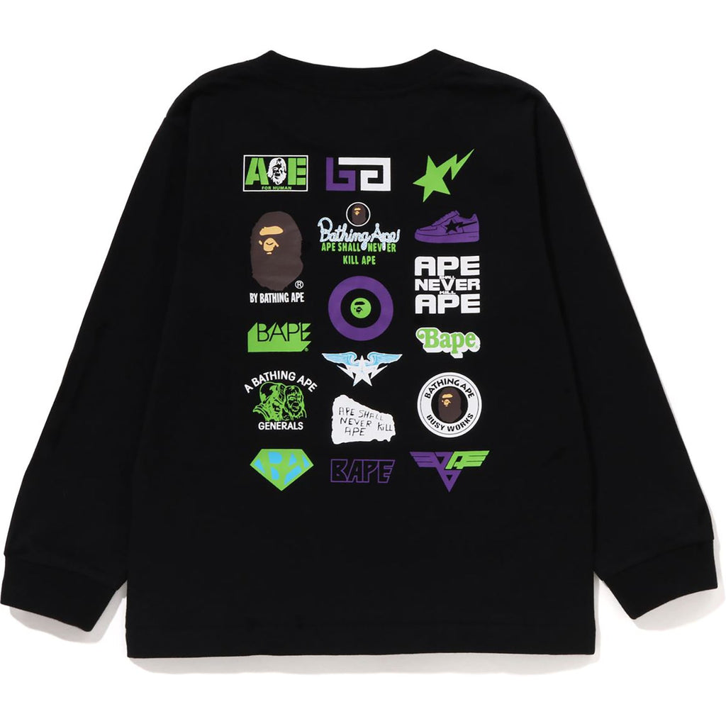 MULTI LOGO L/S TEE KIDS