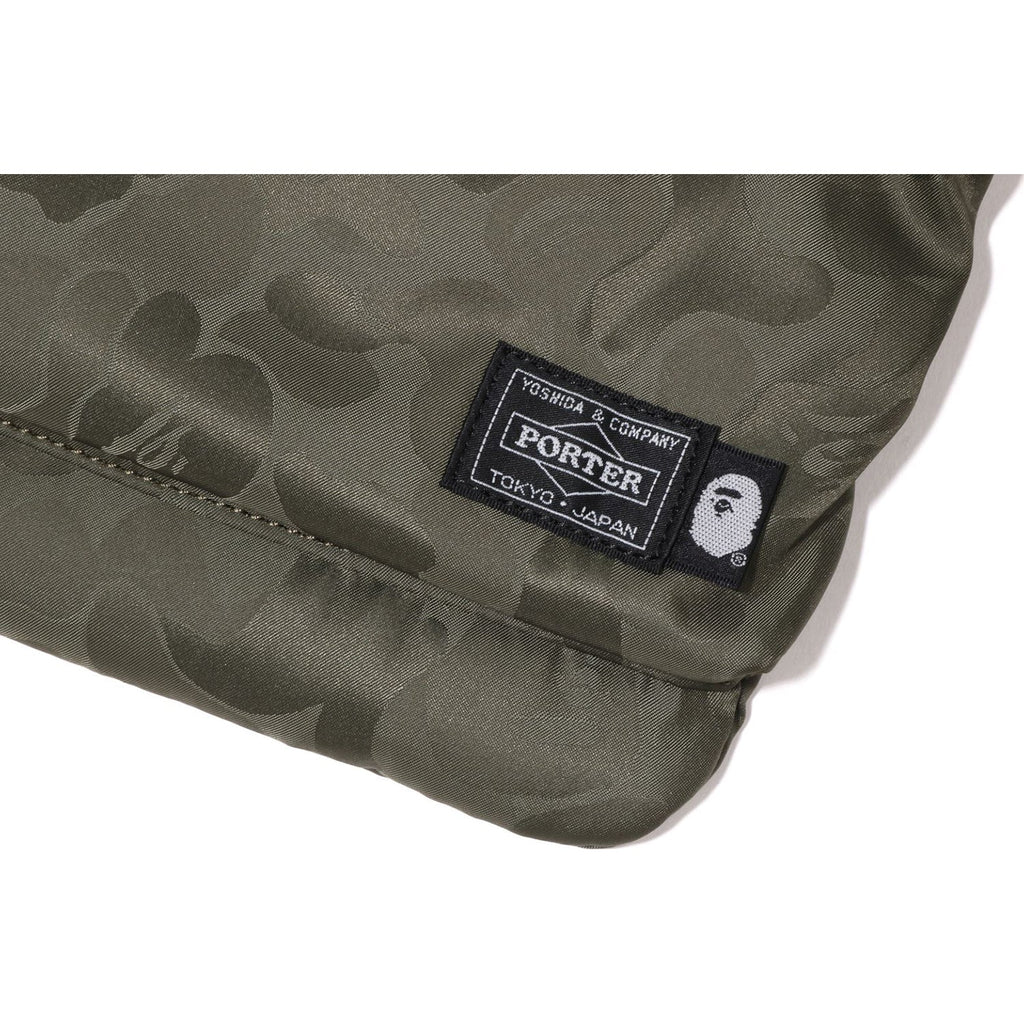 BAPE X PORTER SOLID CAMO SHOULDER POUCH MENS