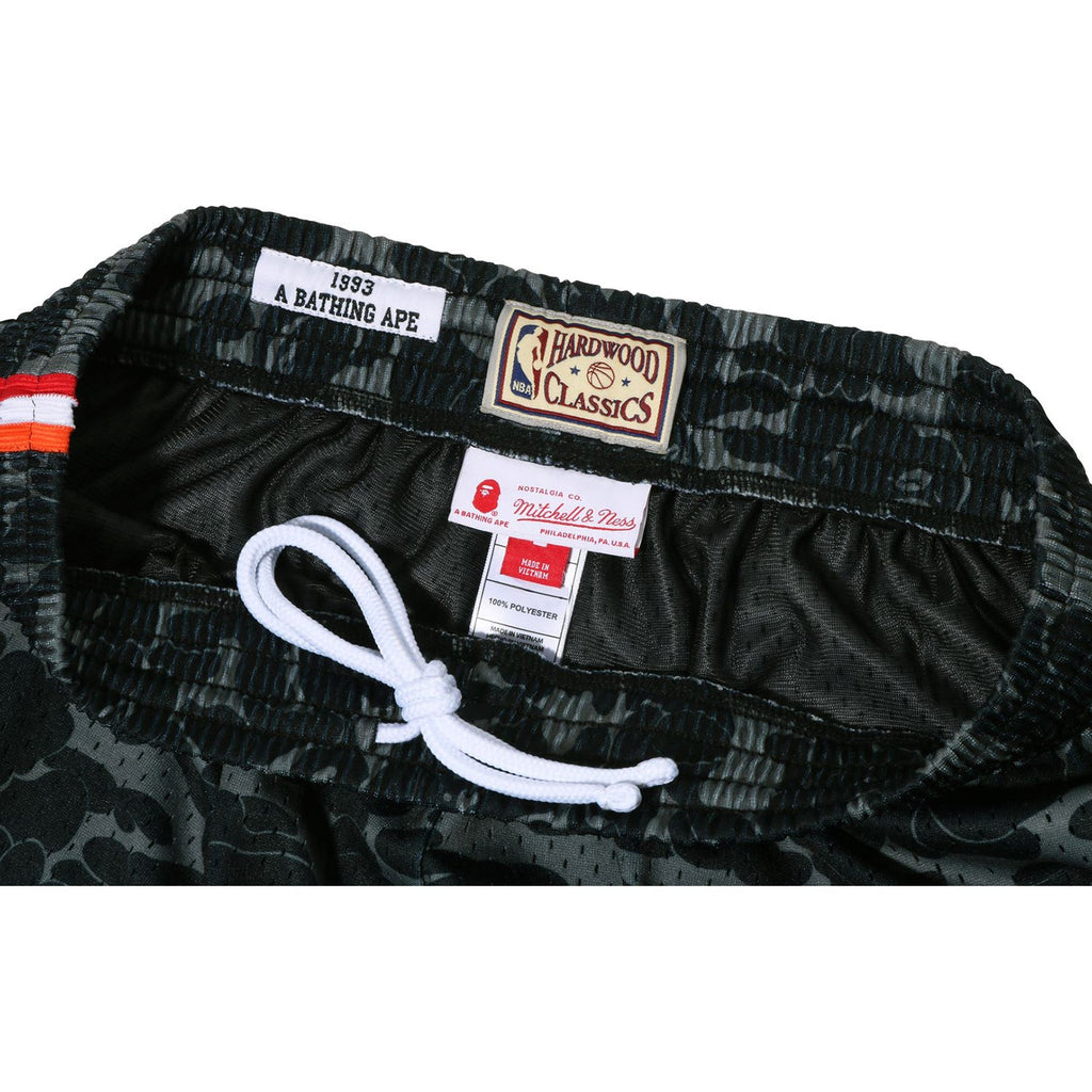 BAPE X MITCHELL & NESS MIAMI HEAT JERSEY SHORTS MENS