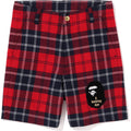 CHECK APE HEAD PATCH SHORTS KIDS
