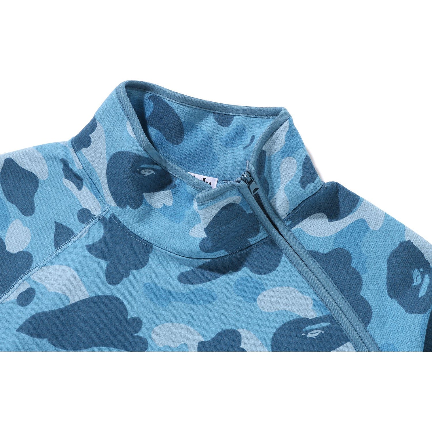 HONEYCOMB CAMO SIDE ZIP CREWNECK MENS