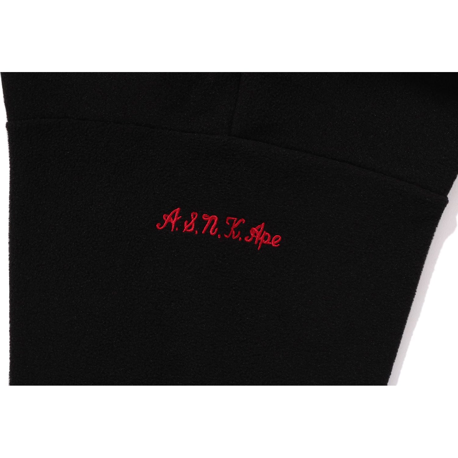 BAPE FLEECE HALF ZIP LADIES