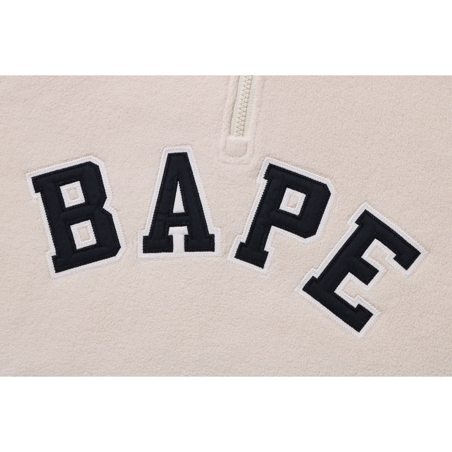 BAPE FLEECE HALF ZIP LADIES