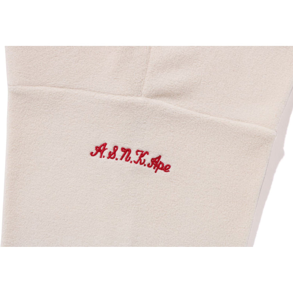 BAPE FLEECE HALF ZIP LADIES