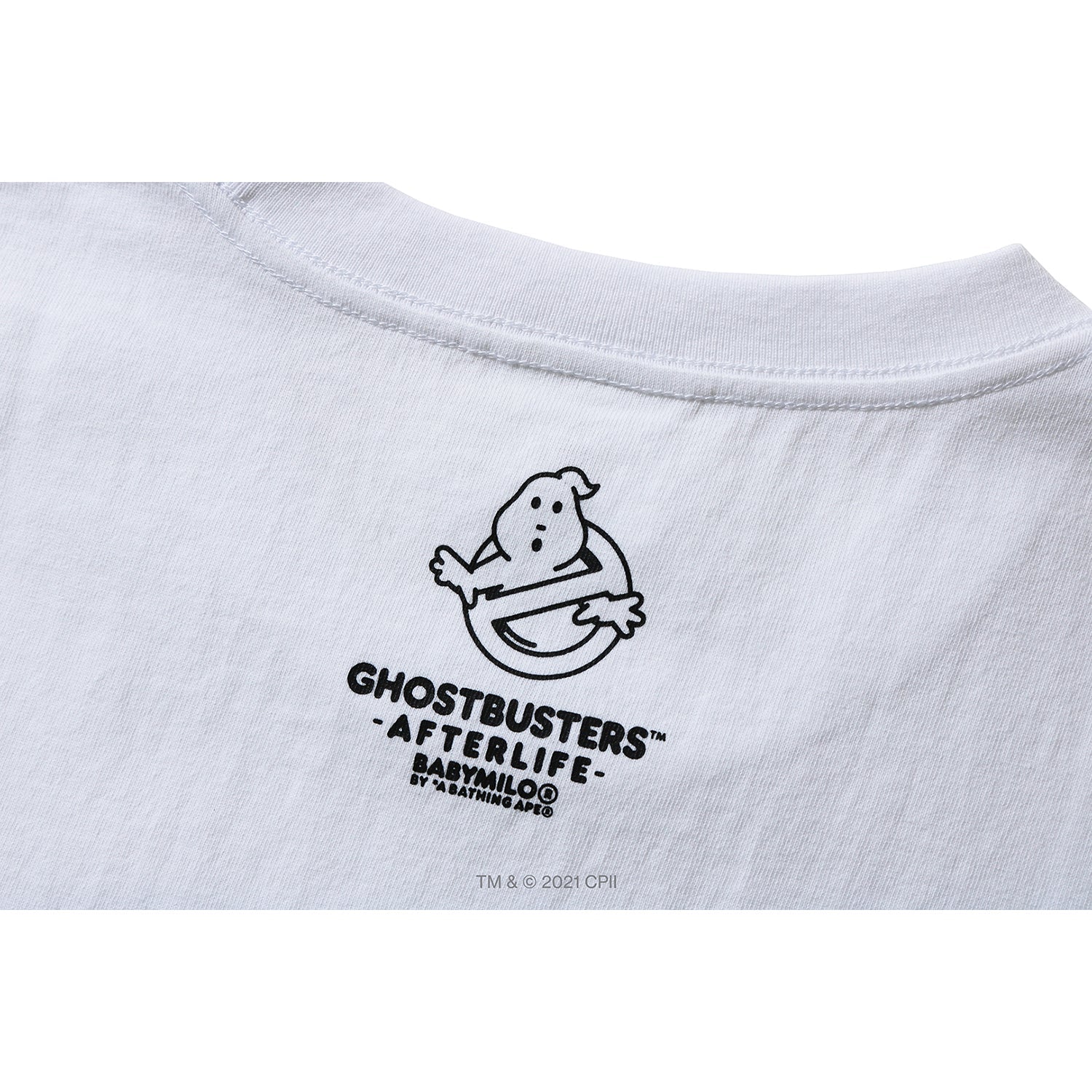 BAPE X GHOSTBUSTERS CAMO COLLEGE TEE MENS