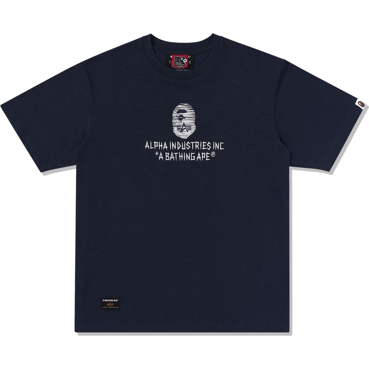 BAPE X ALPHA INDUSTRIES TEE MENS