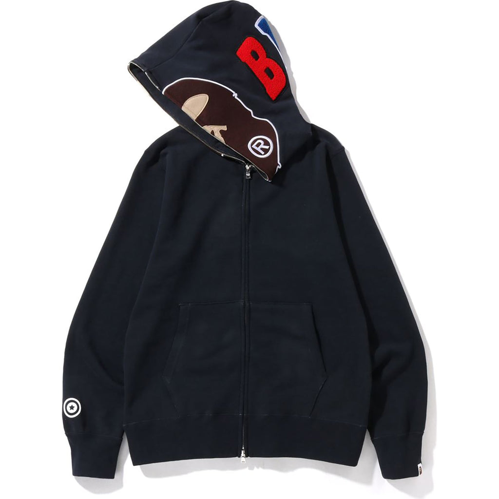 OVERDYE 2ND APE FULL ZIP HOODIE MENS