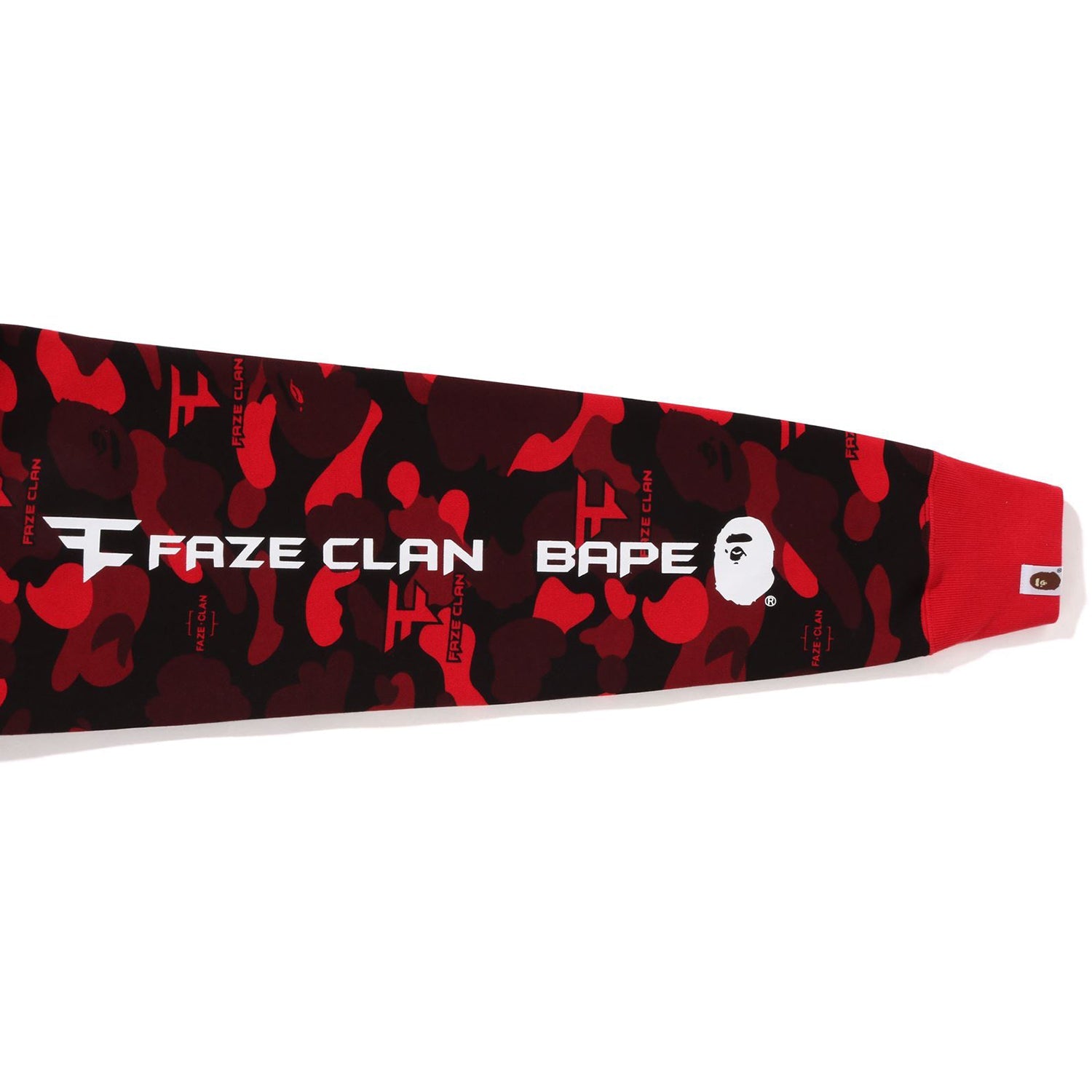 BAPE X FAZE CLAN FULL ZIP HOODIE MENS