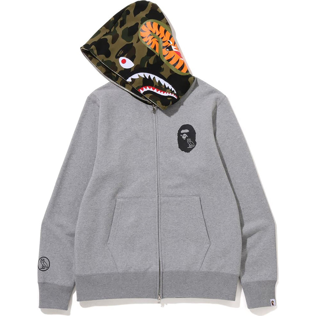 BAPE X OVO SHARK FULL ZIP HOODIE MENS