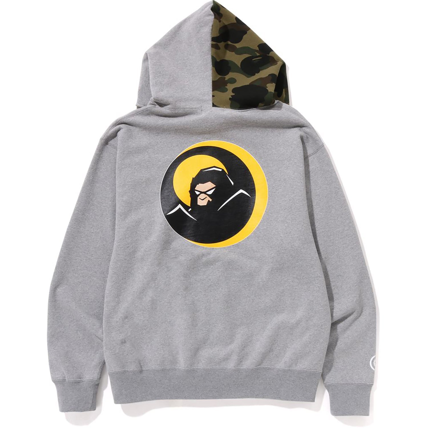 SHADOW BAPE RELAXED FIT FULL ZIP HOODIE MENS