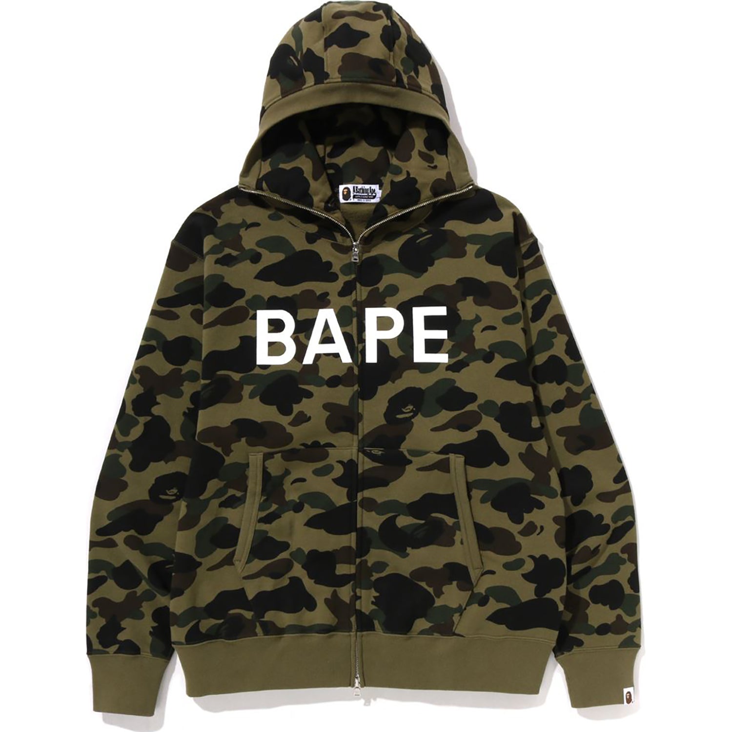 1ST CAMO FULL ZIP HOODIE MENS