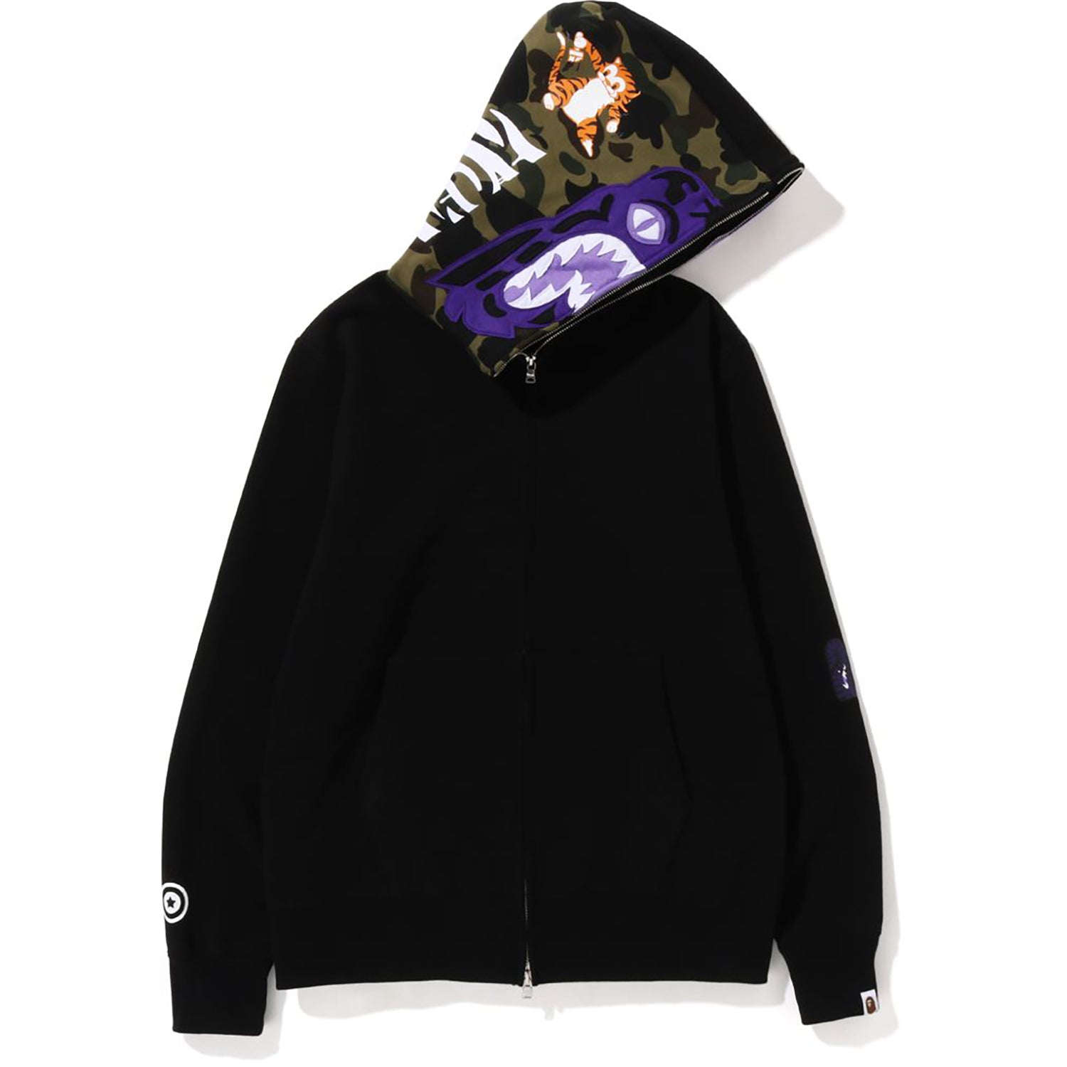 1ST CAMO TIGER FULL ZIP HOODIE MENS