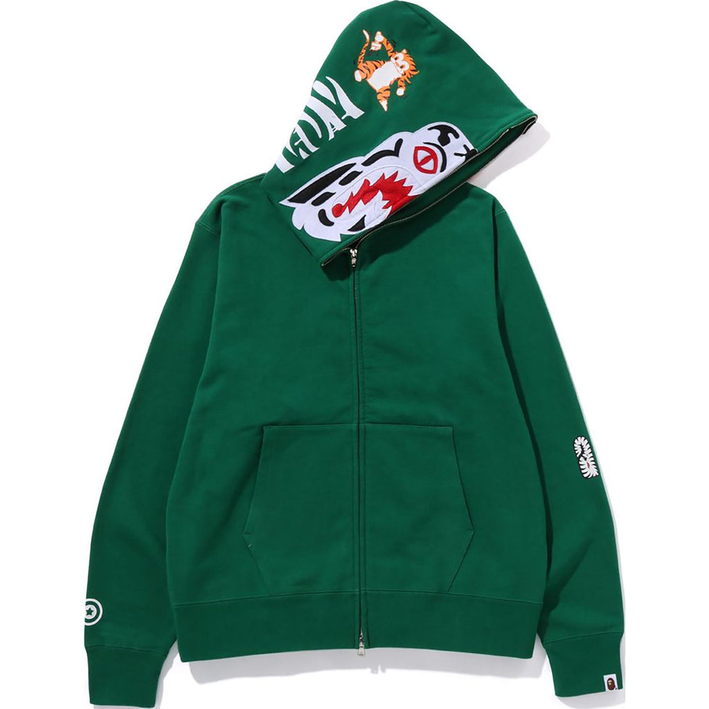 TIGER FULL ZIP HOODIE MENS