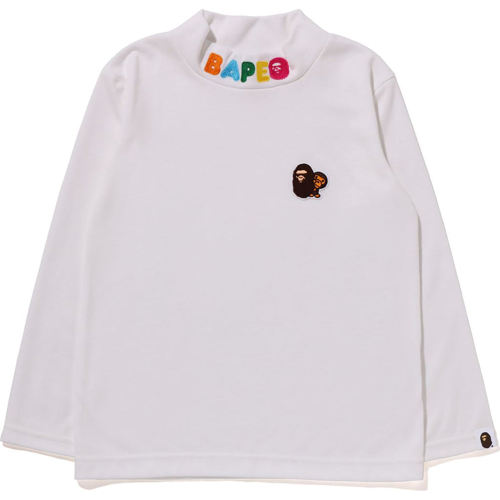 APE HEAD & MILO ONE POINT HIGH NECK L/T KIDS