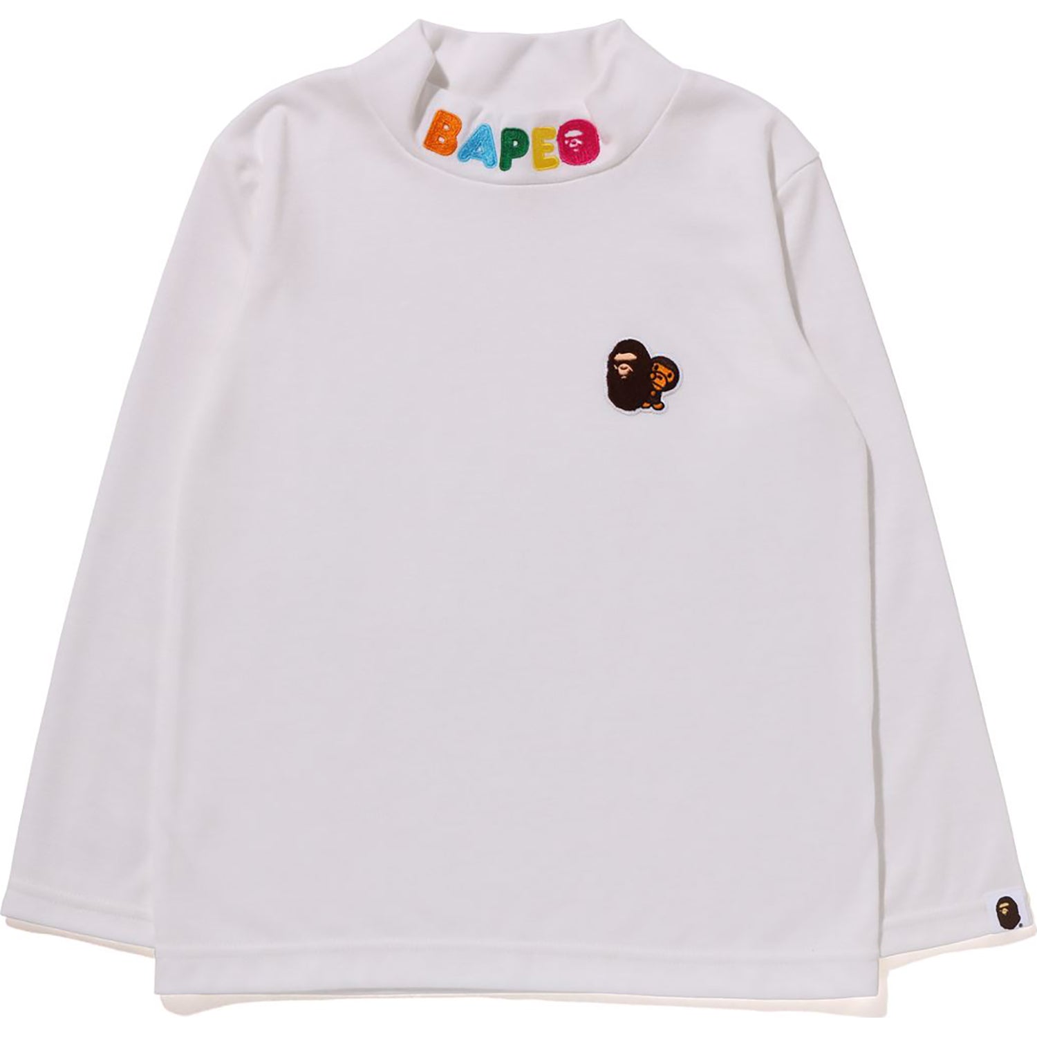 APE HEAD & MILO ONE POINT HIGH NECK L/T KIDS