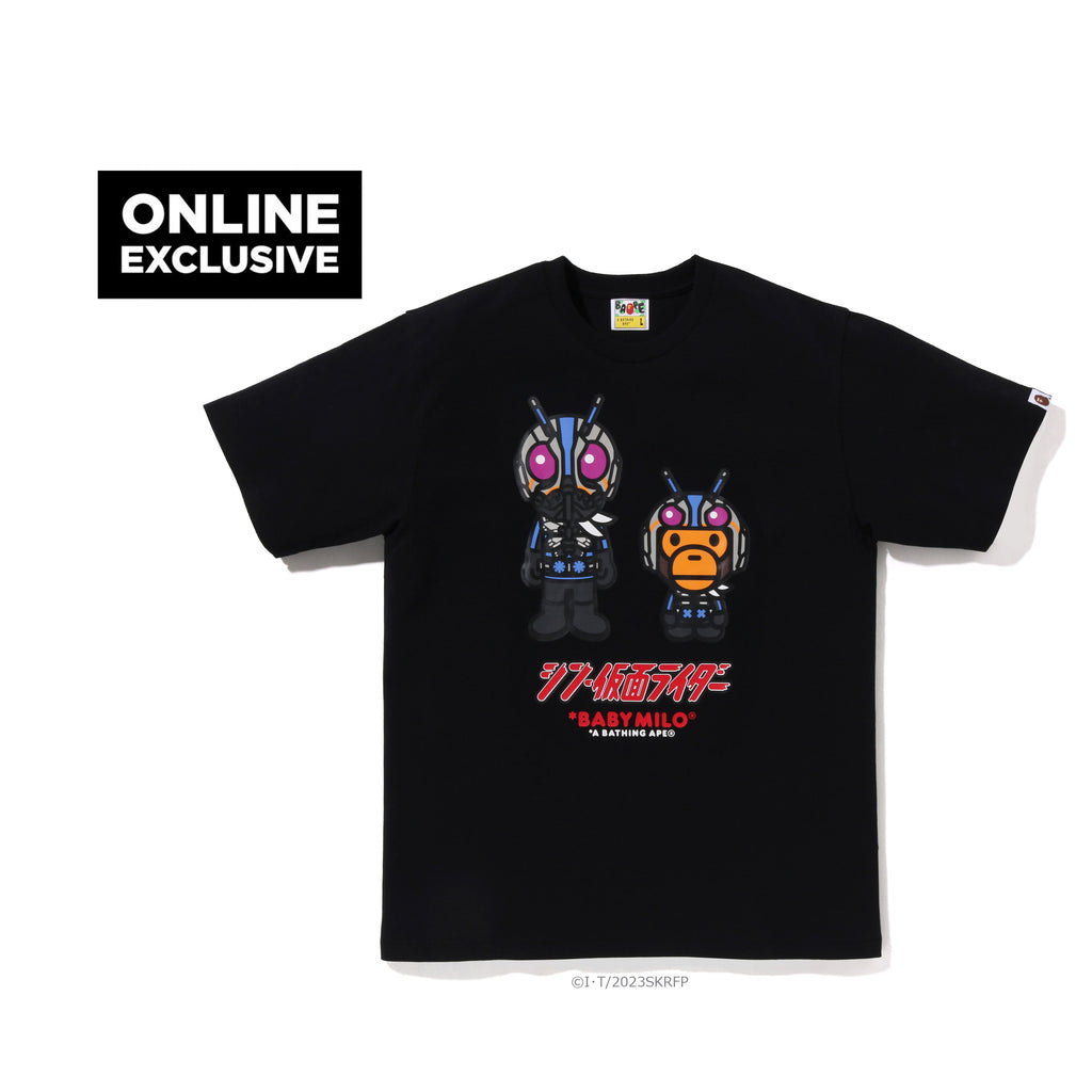 BAPE X SHIN KAMEN RIDER NO.0 BABY MILO TEE MENS