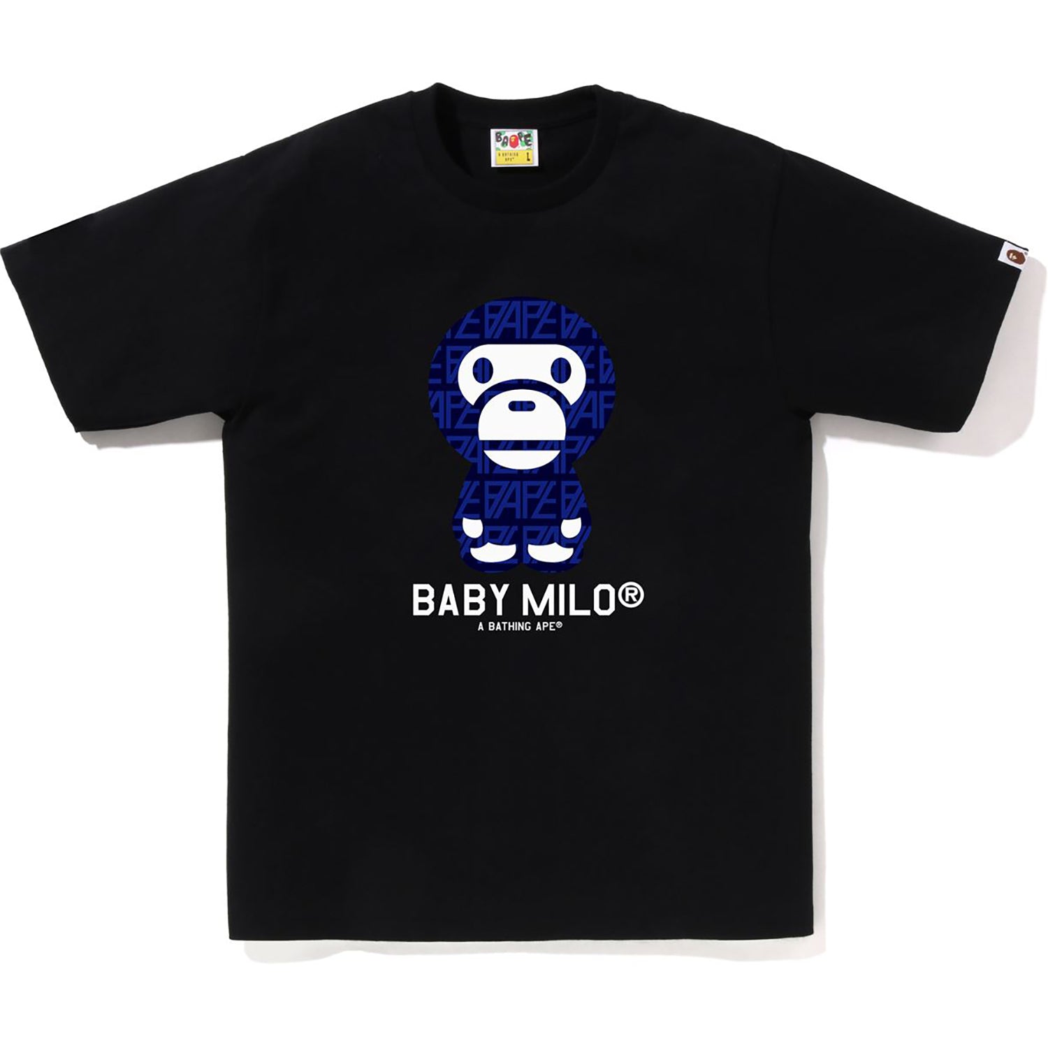 BAPE LOGO MONOGRAM BABY MILO TEE MENS