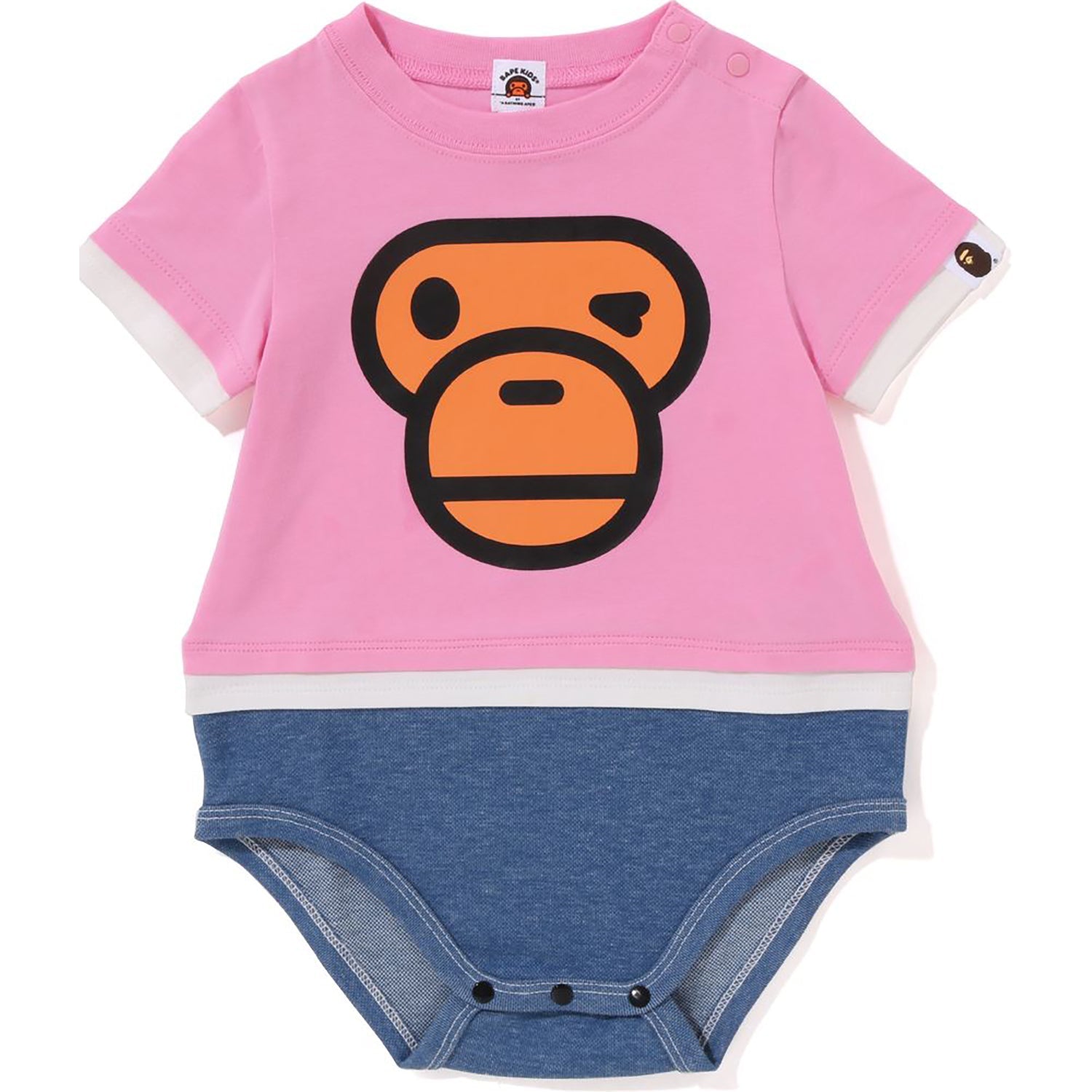 BABY MILO FACE LAYERED BODYSUIT KIDS