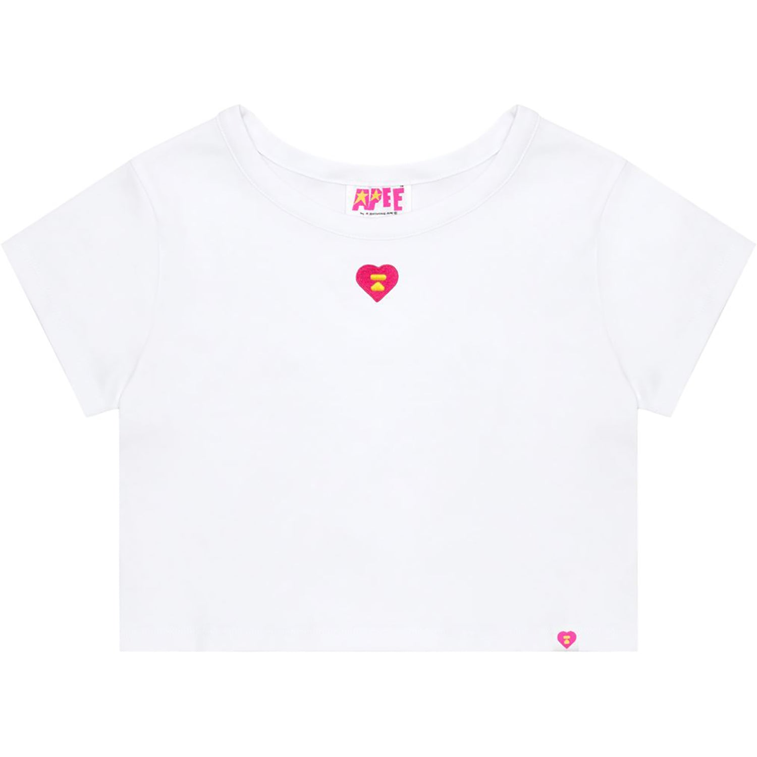 APEE LOGO PRINTED SLIM CUT TEE LADIES