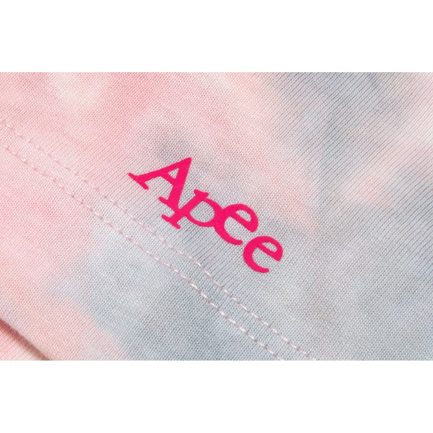 APEE TIE DYE GRAPHIC SLIT TUNIC TEE LADIES