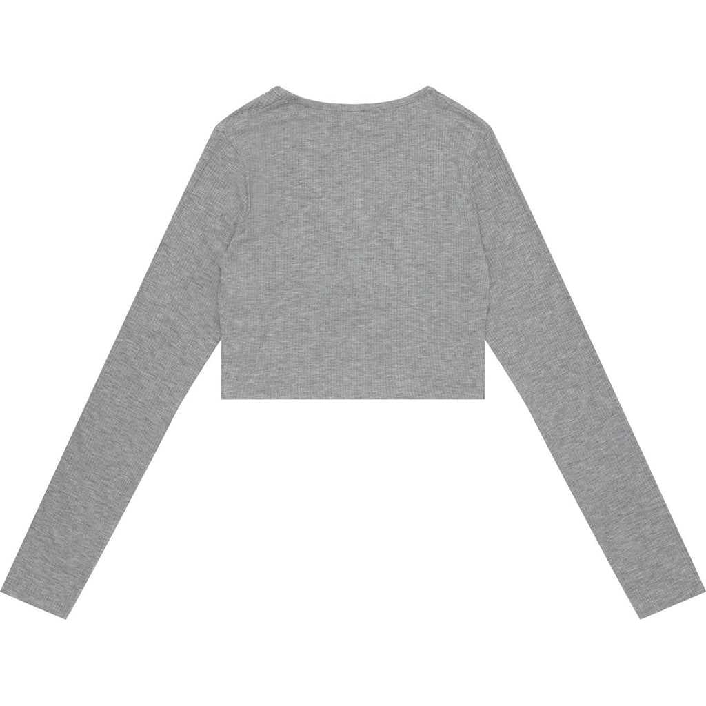 APEE TWIST-FRONT CROPPED TOP LADIES