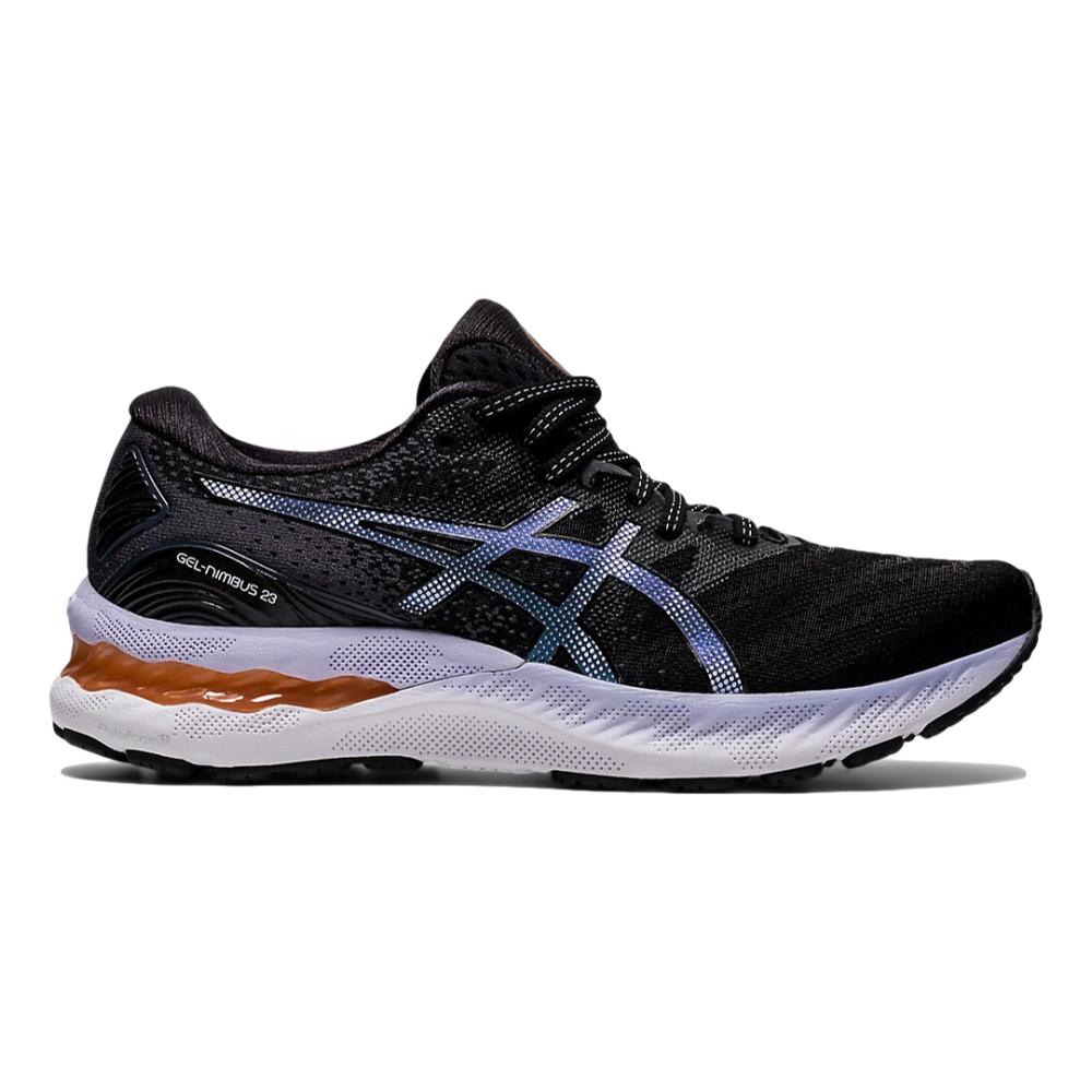 Women's Asics Gel-Nimbus 23, Black/Carrier Grey, 9.5 B Medium