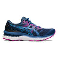 Women's Asics Gel-Nimbus 23, Grand Shark/Digital Aqua, 8.5 B Medium