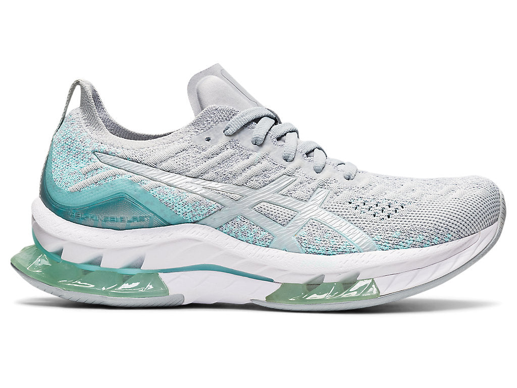 Women's Asics Gel-Kinsei Blast, Glacier Grey/Piedmont Grey, 9.5 B Medium
