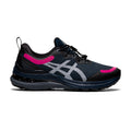 Women's Asics Gel-Kayano 28, French Blue/Pink Rave, 7.5 B Medium