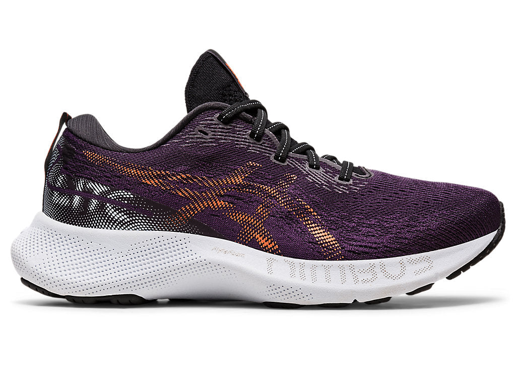 Women's Asics Gel-Nimbus Lite 3, Night Shade/Nova Orange, 8.5 B Medium