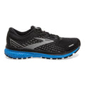 Men's Brooks Ghost 13, Black/Grey/Blue, 11.5 D Medium