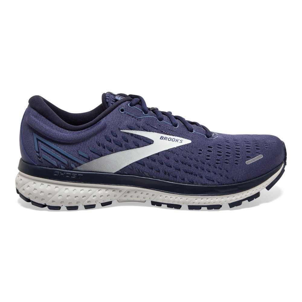 Men's Brooks Ghost 13, Deep Cobalt/Grey/Navy, 12 D Medium