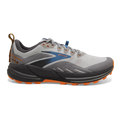 Men's Brooks Cascadia 16, Oyster Mushroom/Alloy/Orange, 13 D Medium