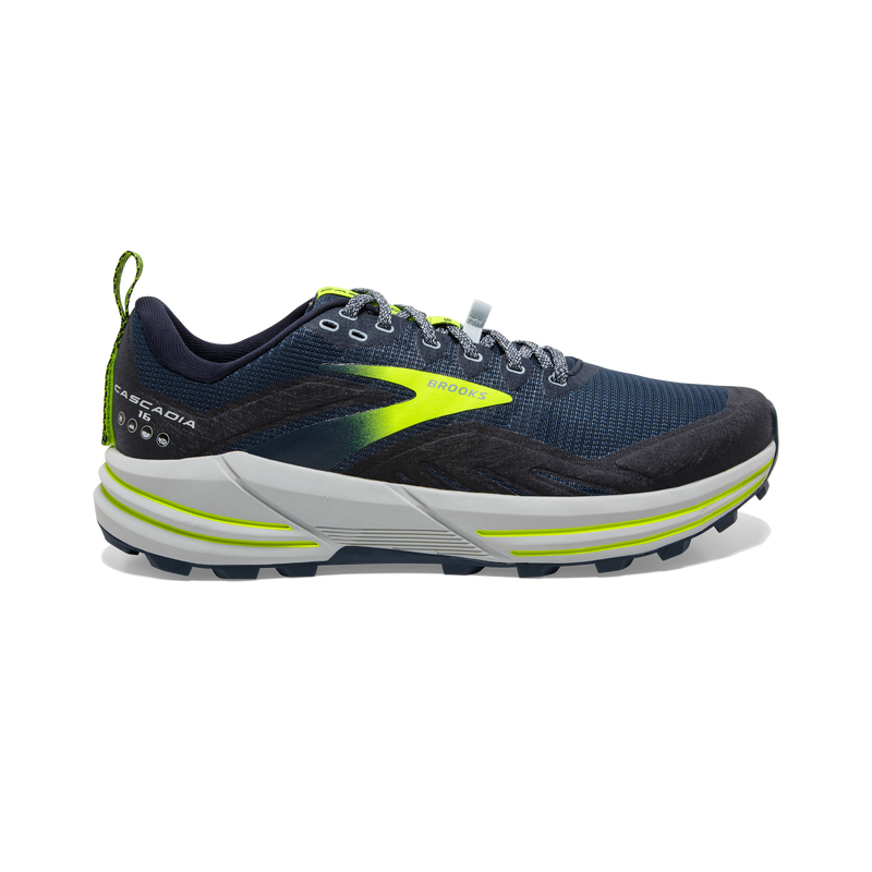 Men's Brooks Cascadia 16, Titan/Peacoat/Nightlife, 8.5 D Medium