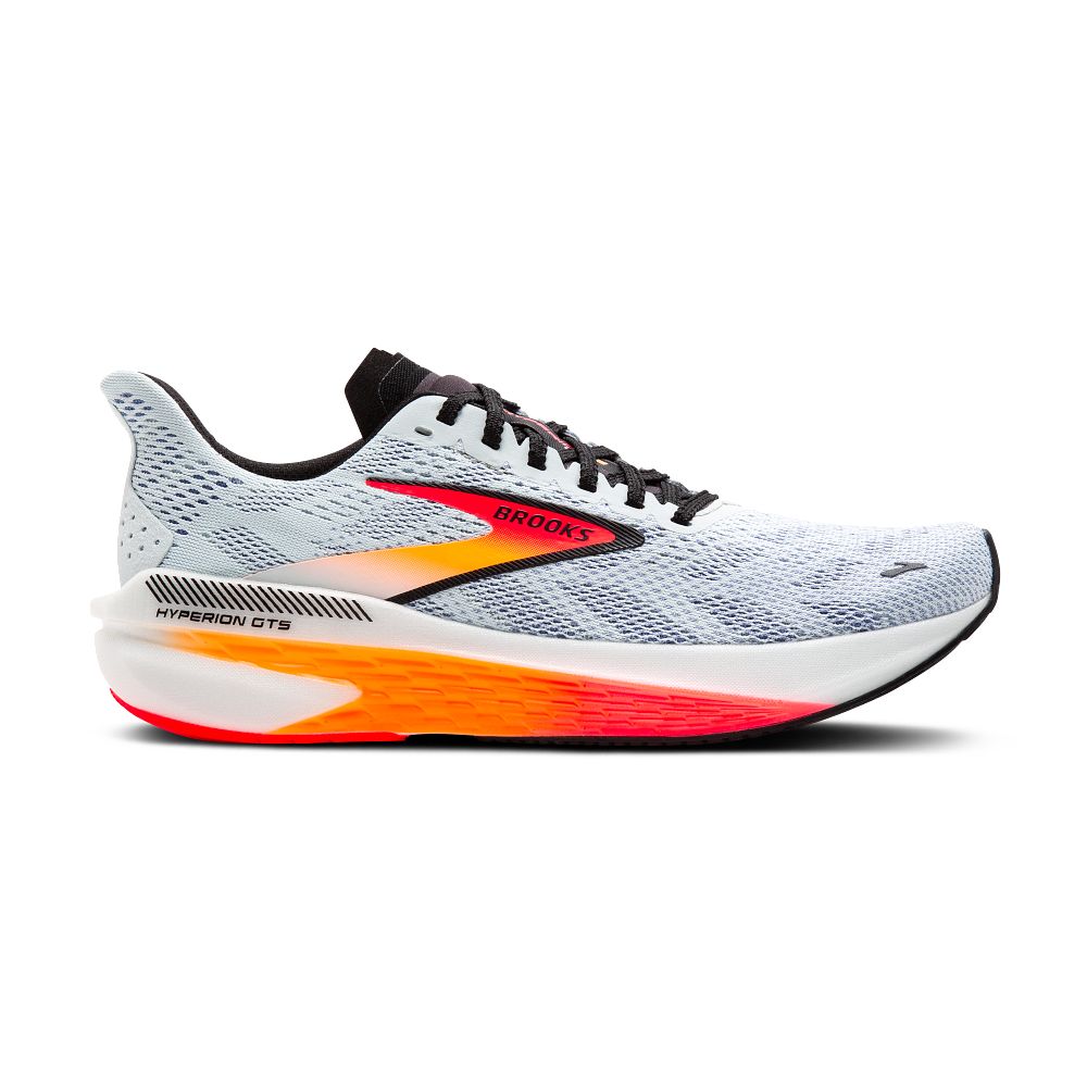 Women's Brooks Hyperion GTS 2, Illusion/Coral/Black, 9 B Medium