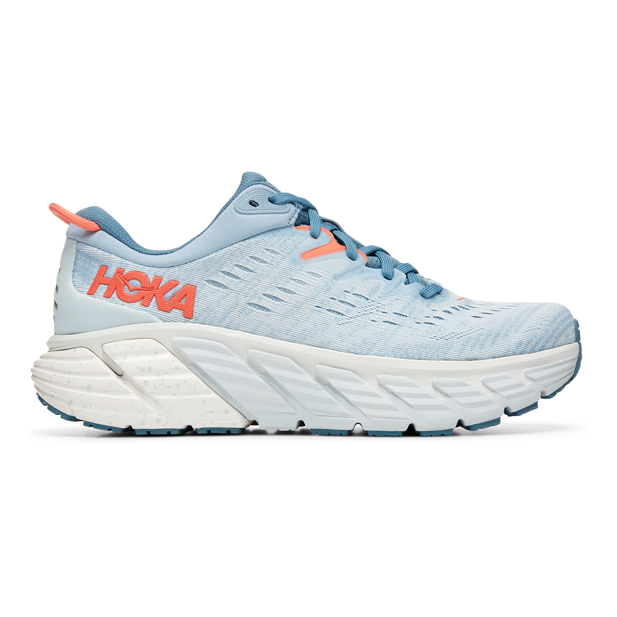 Women's Hoka One One Gaviota 4,  Blue Fog/ Plein Air, 6.5 B Medium
