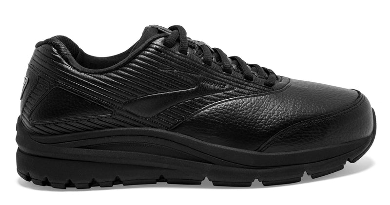 Women's Brooks Addiction Walker 2, Black/Black, 7 2E Extra Wide