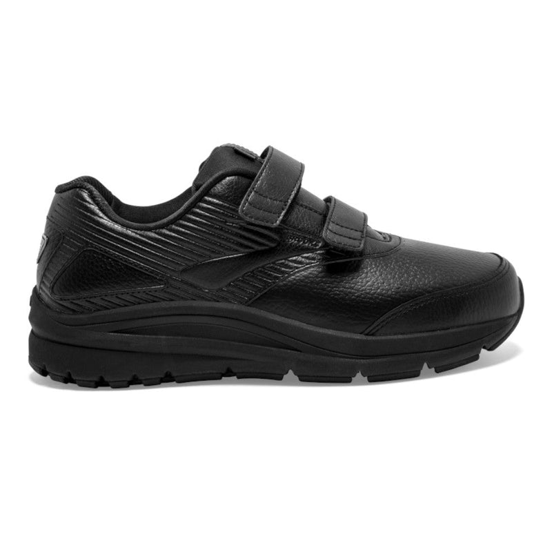 Women's Brooks Addiction Walker V-Strap 2, Black/Black, 8 D Wide